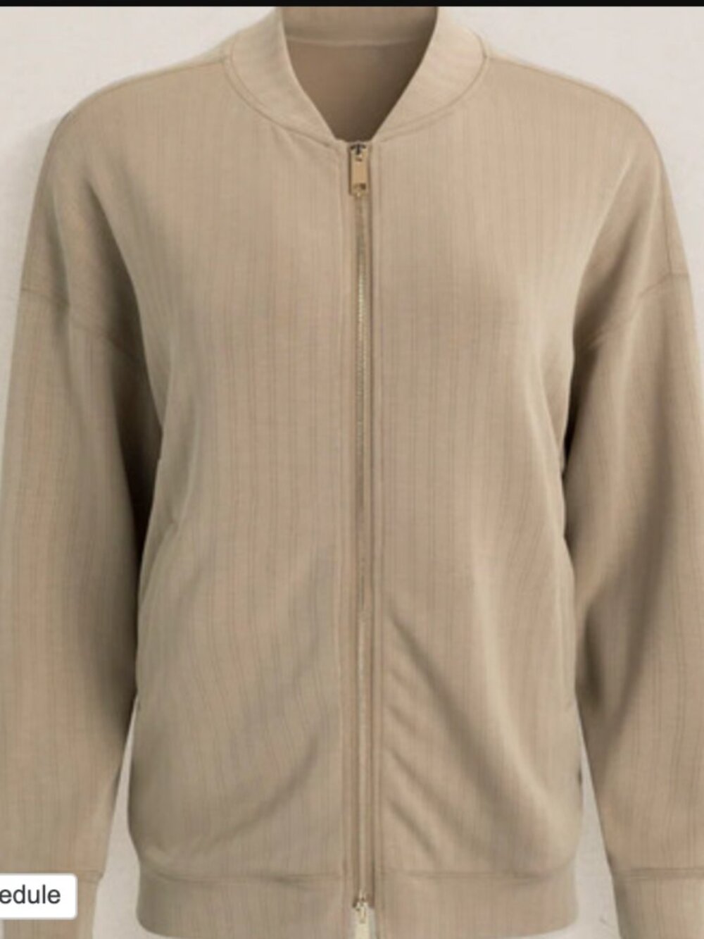 Splendid x Cellajaneblog Rib Scuba Zip-Up Jacket
